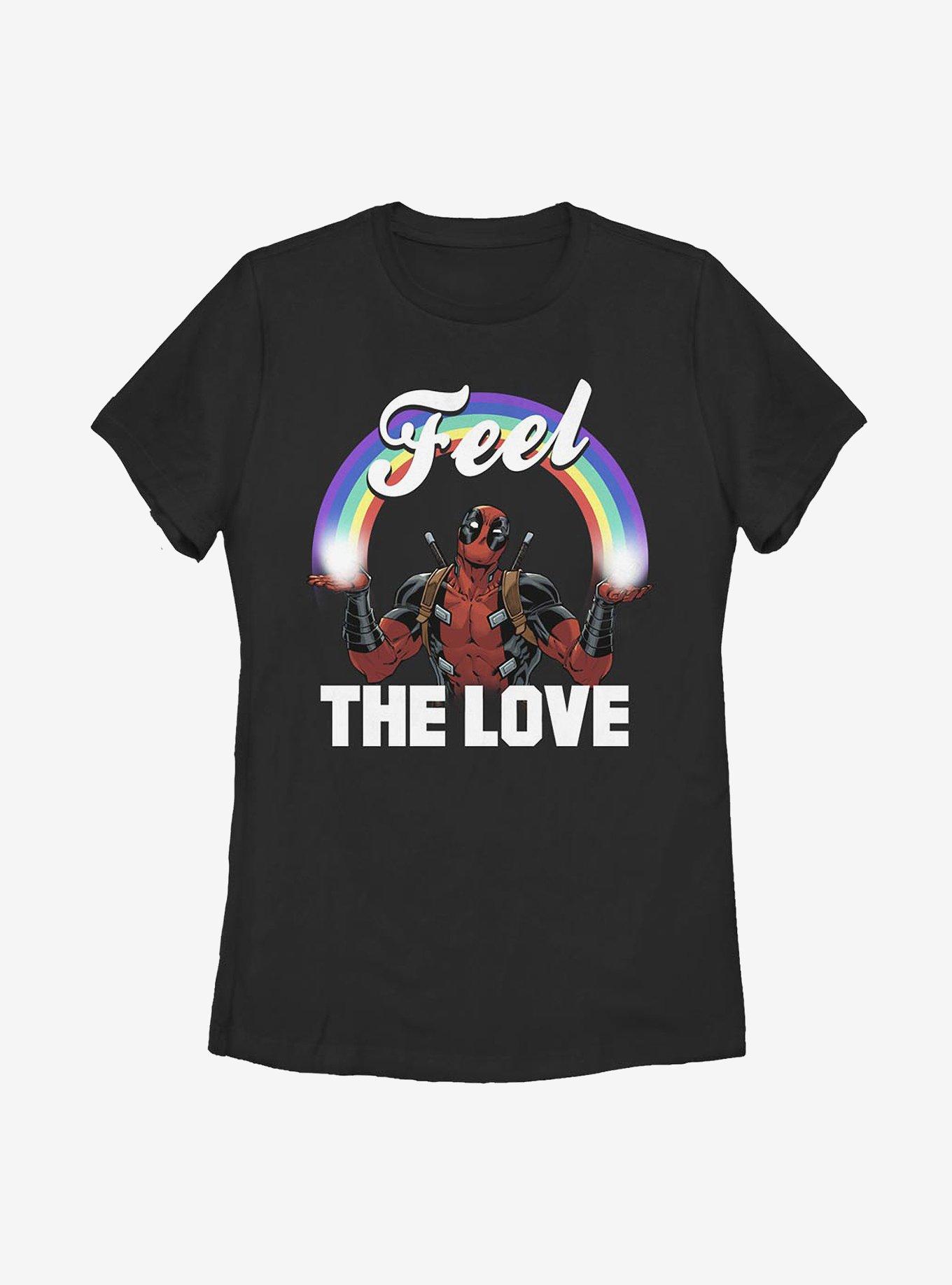 Marvel Deadpool Feel The Love Womens T-Shirt, , hi-res