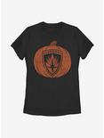 Marvel Guardians Of The Galaxy Guardians Pumpkin Womens T-Shirt, BLACK, hi-res