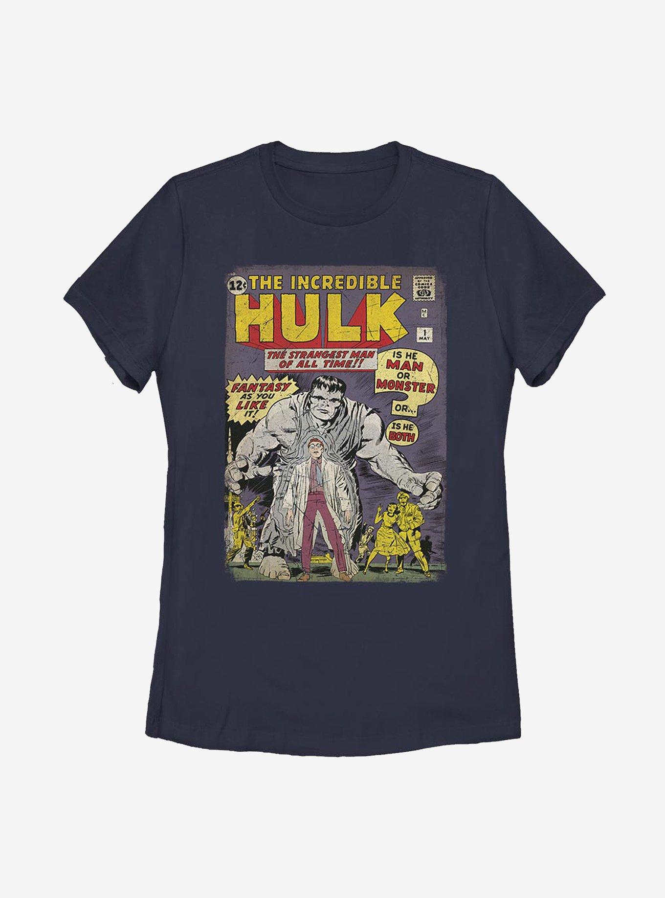 Marvel Hulk Comic Cover Womens T-Shirt, , hi-res