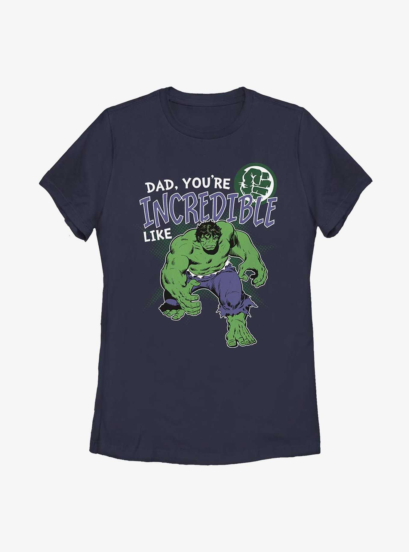 Marvel Hulk Incredible Like Dad Womens T-Shirt, , hi-res