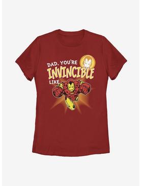 Marvel Iron Man Invincible Like Dad Womens T-Shirt, , hi-res