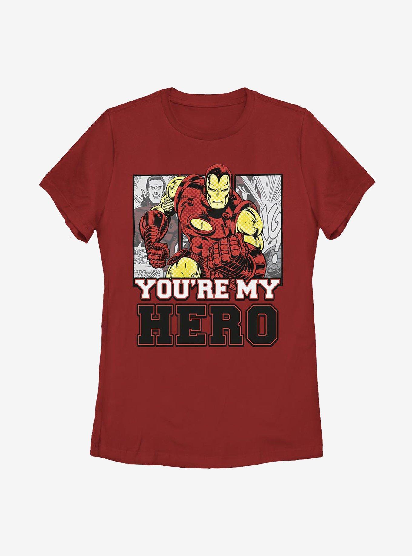 Marvel Iron Man Iron Hero Womens T-Shirt, , hi-res