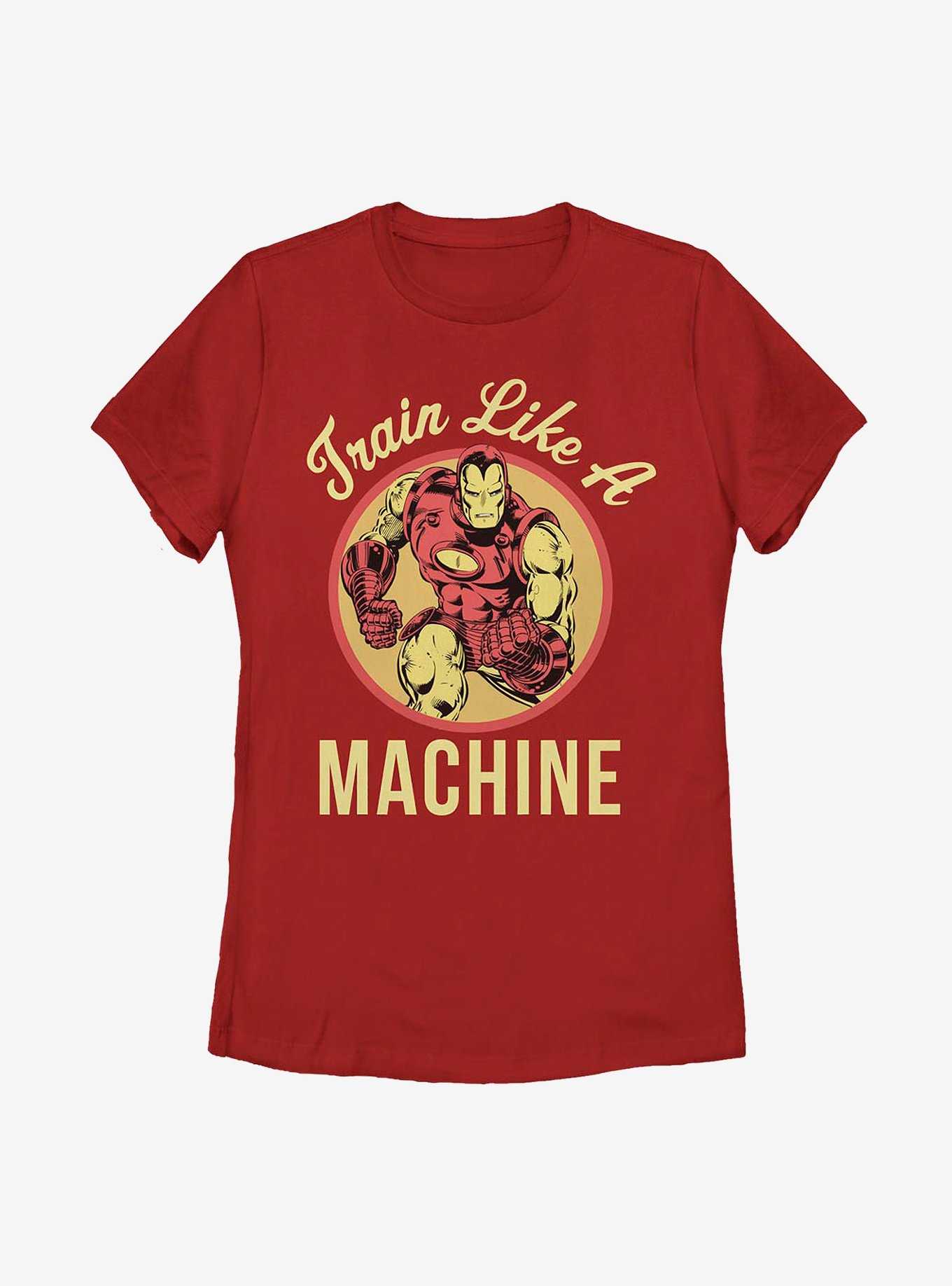 Marvel Iron Man Like A Machine Womens T-Shirt, , hi-res