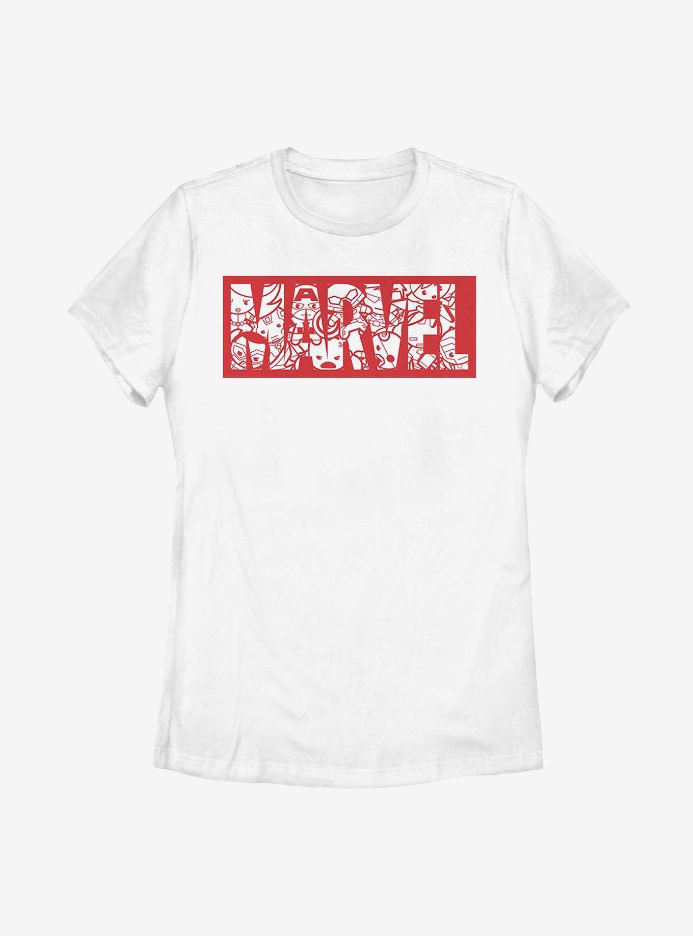 Marvel Kawaii Marvel Womens T-Shirt, , hi-res