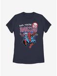 Marvel Spider-Man Amazing Like Dad Womens T-Shirt, NAVY, hi-res