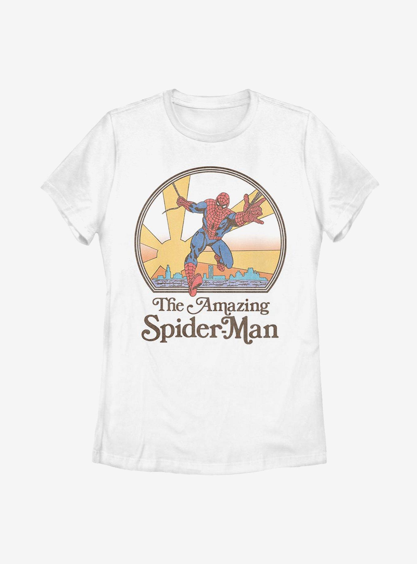 Marvel Spider-Man Amazing Spiderman 70'S Womens T-Shirt, , hi-res