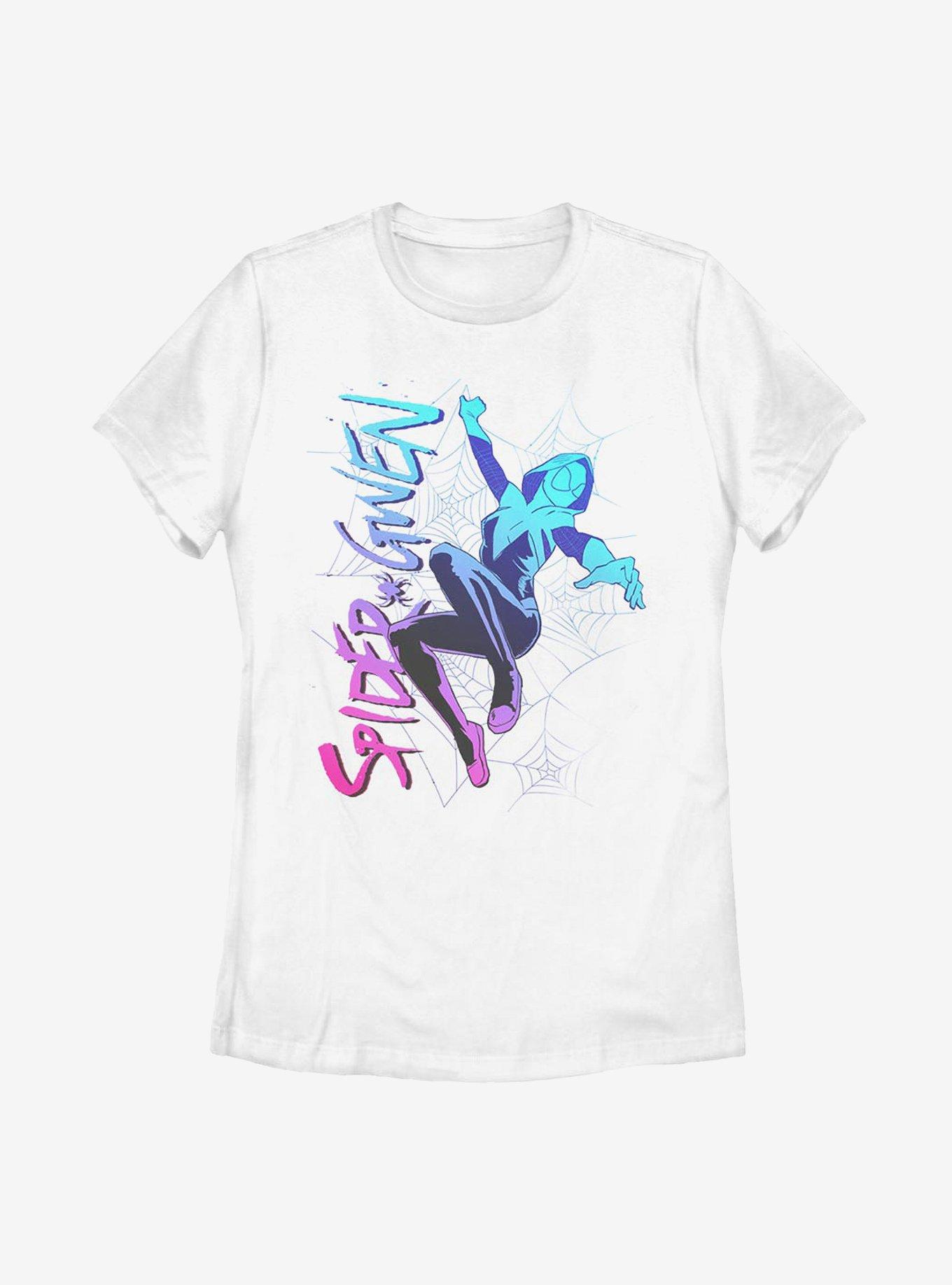 Marvel Spider-Man Spider Gwen Flies Womens T-Shirt, , hi-res