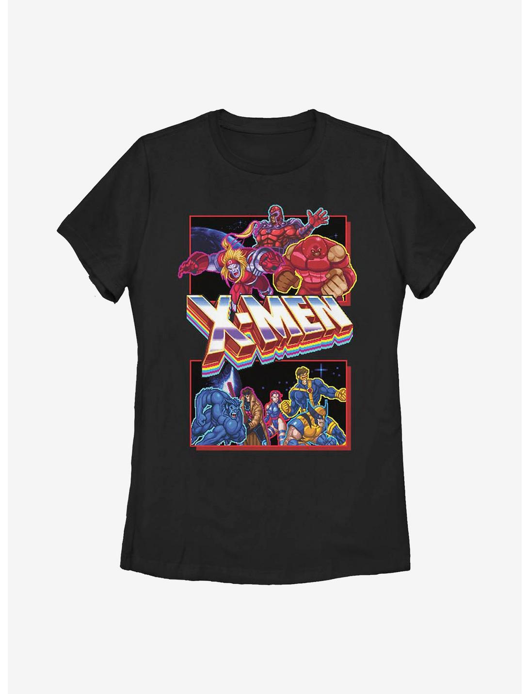 Marvel X-Men X-Men Arcade Fight Womens T-Shirt, BLACK, hi-res