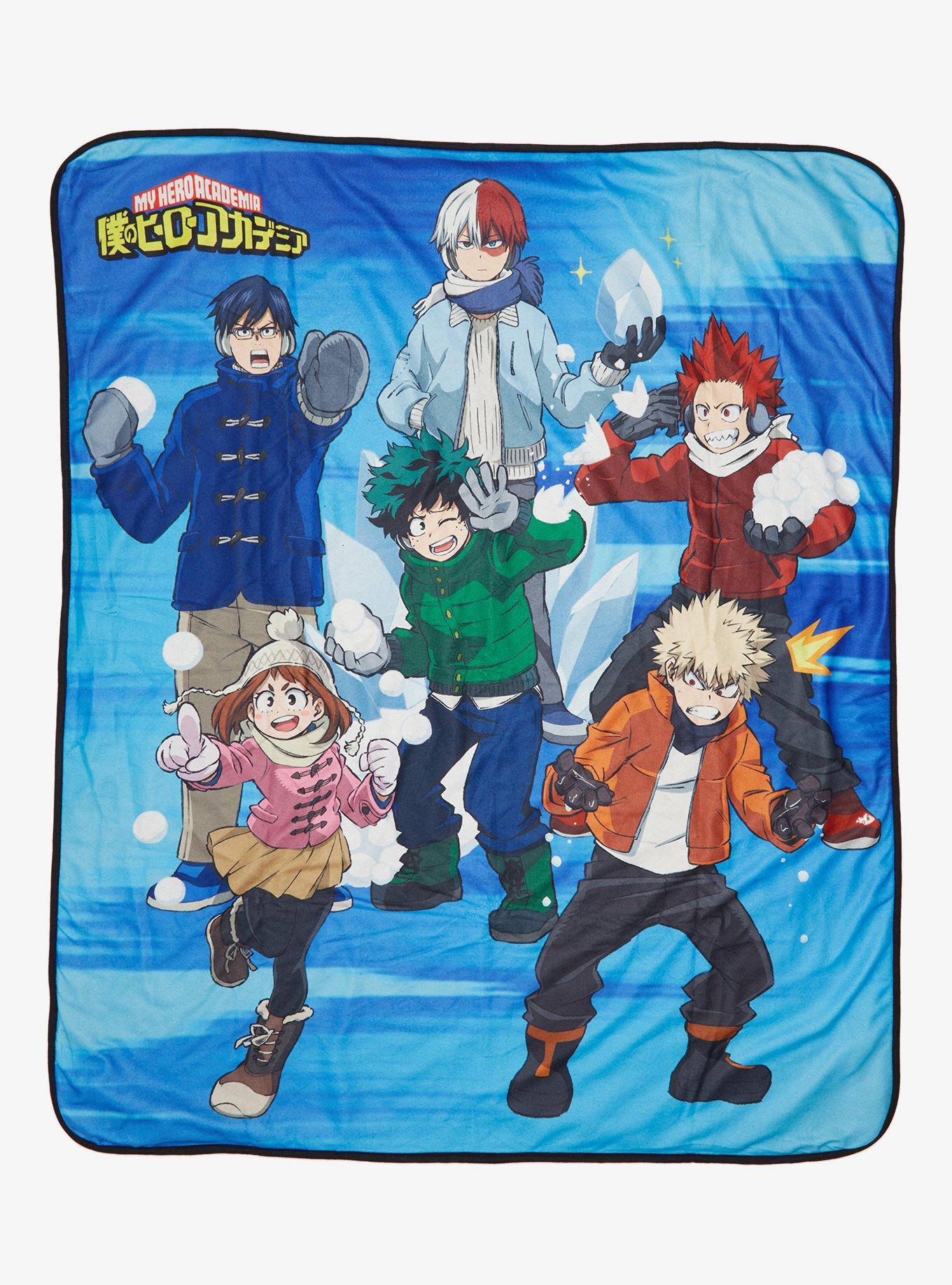 My hero academia blanket best sale hot topic