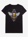 Bumble Bee Moon Phase Boyfriend Fit Girls T-Shirt, MULTI, hi-res