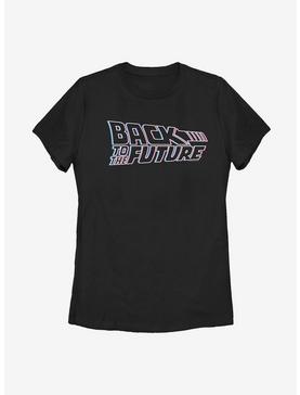 Back To The Future 3D Color Logo Womens T-Shirt, , hi-res