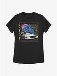 Back To The Future DeLorean Destination Womens T-Shirt, BLACK, hi-res