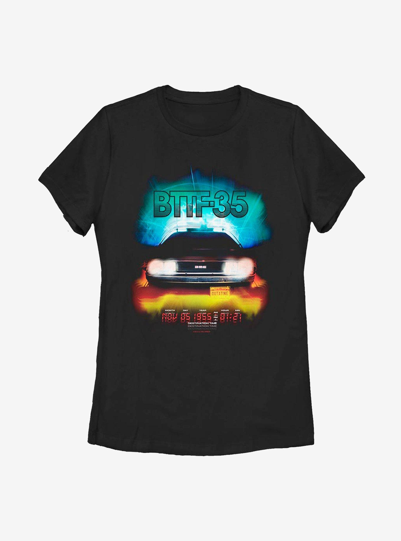 Back To The Future Destination Time Womens T-Shirt, , hi-res