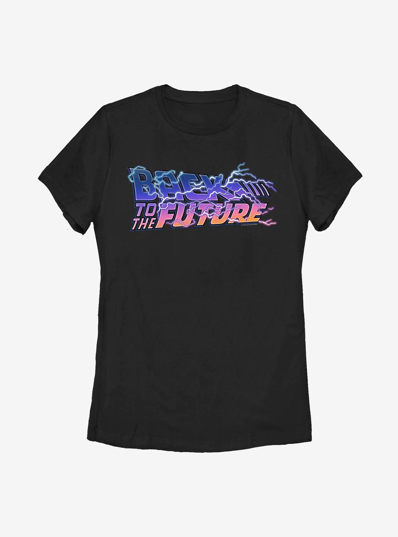 Back To The Future Lightning Logo Womens T-Shirt, , hi-res