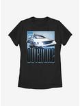 Back To The Future Outta Time Lightning Womens T-Shirt, BLACK, hi-res