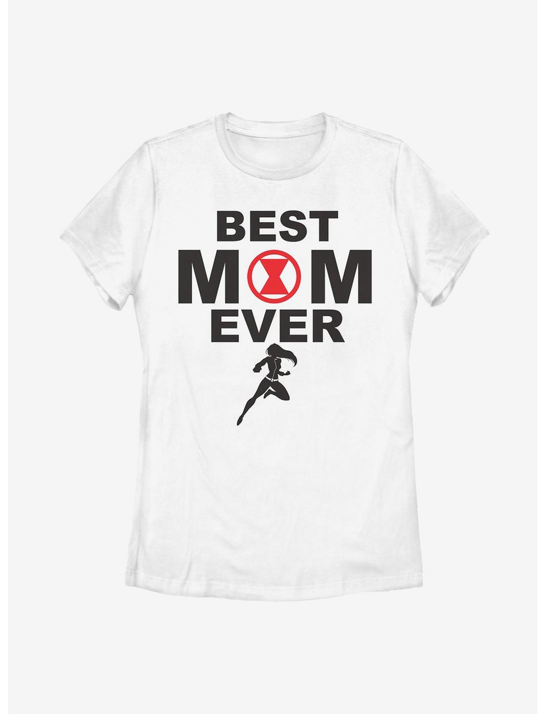 Marvel Black Widow Best Mom Womens T-Shirt, WHITE, hi-res