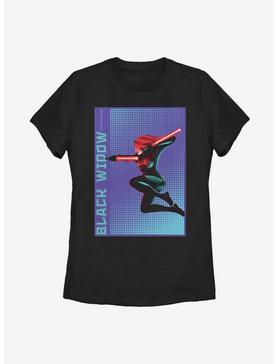 Marvel Black Widow Halftone Widow Womens T-Shirt, , hi-res