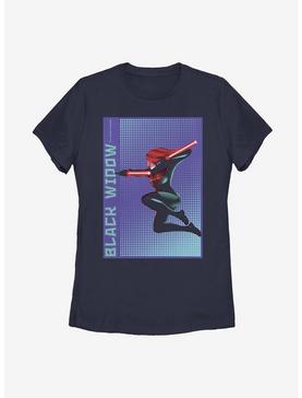 Marvel Black Widow Halftone Widow Womens T-Shirt, , hi-res