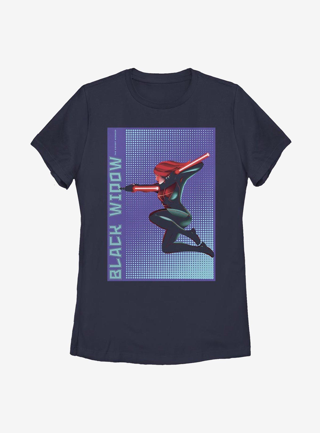Marvel Black Widow Halftone Widow Womens T-Shirt, , hi-res