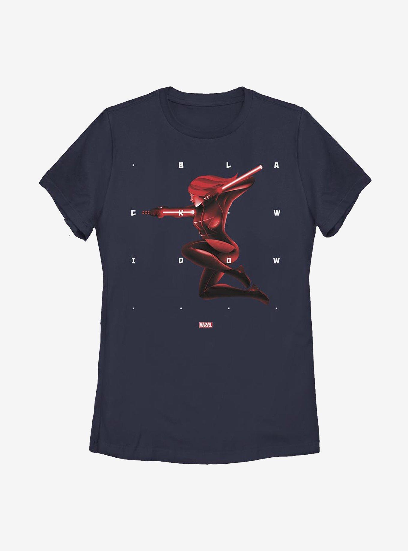 Marvel Black Widow Shapes Womens T-Shirt, , hi-res