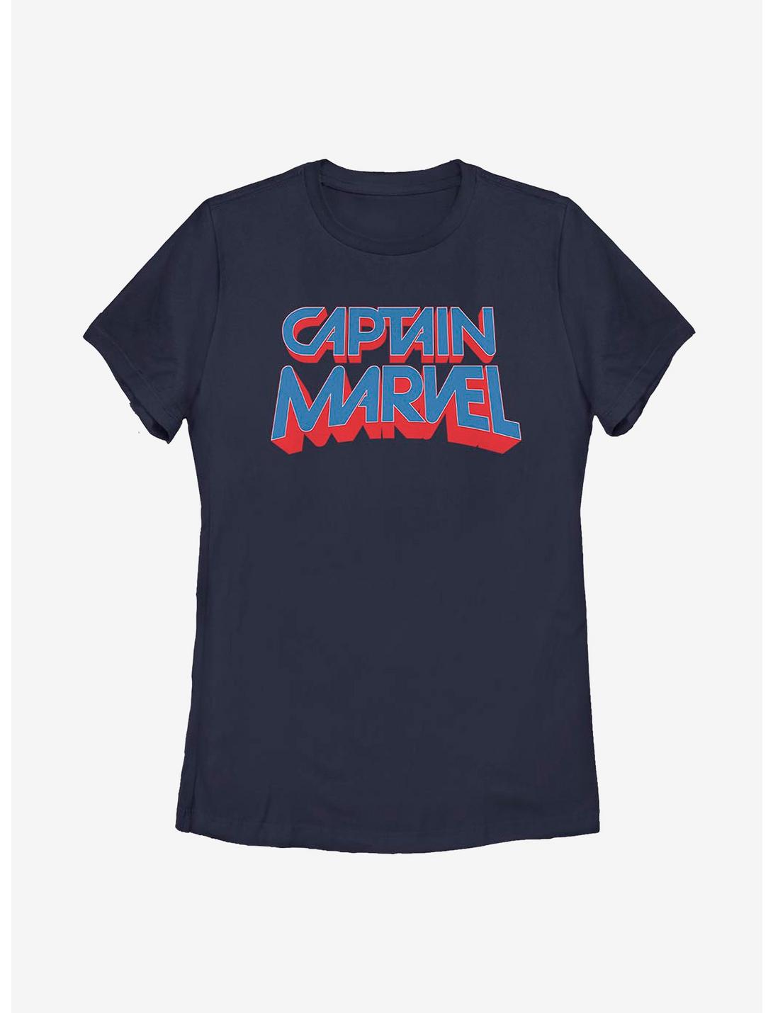 Marvel Captain Marvel English Marvel Womens T-Shirt, NAVY, hi-res