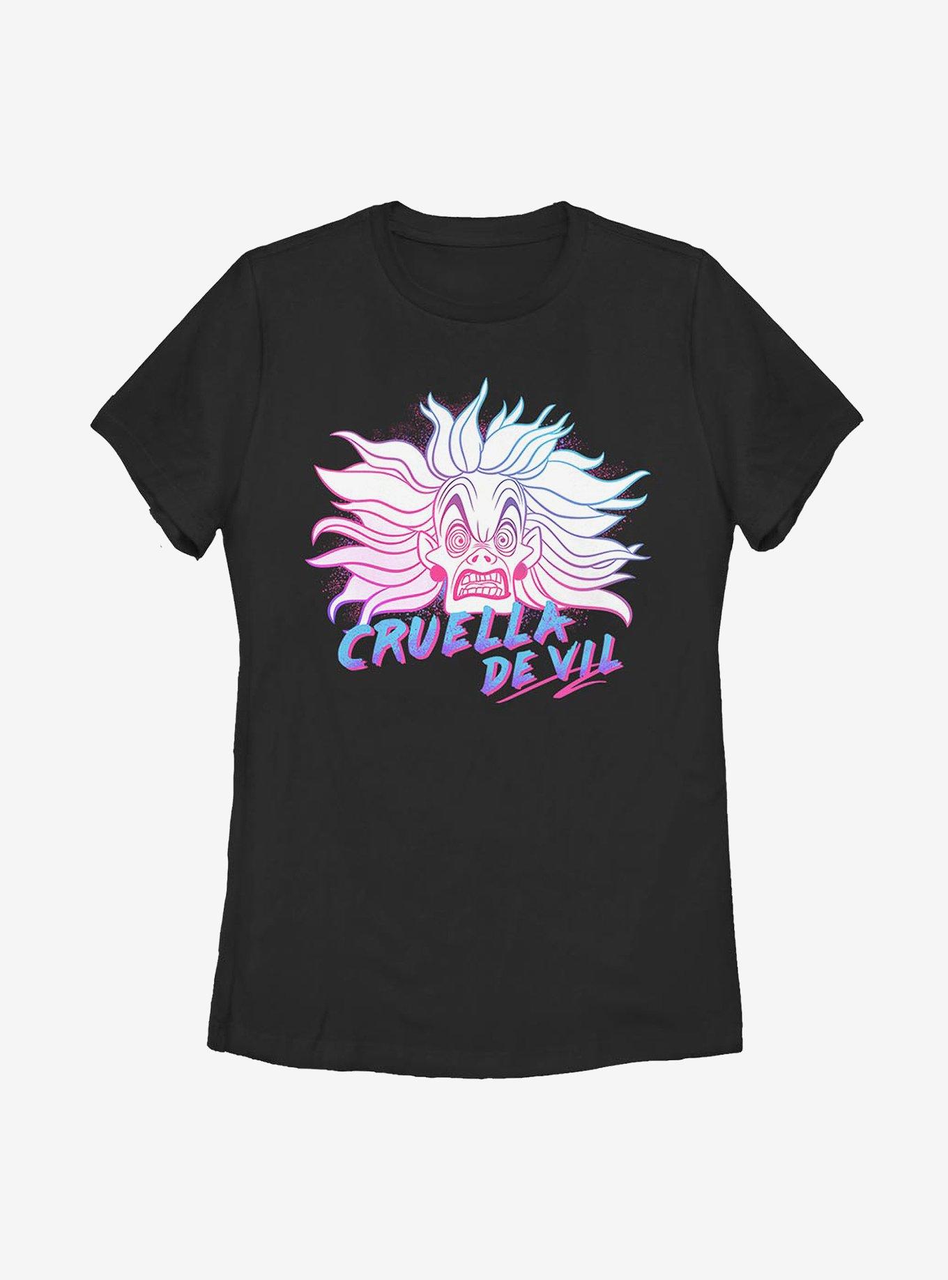 Disney Cruella Crazy Cruella Womens T-Shirt, BLACK, hi-res