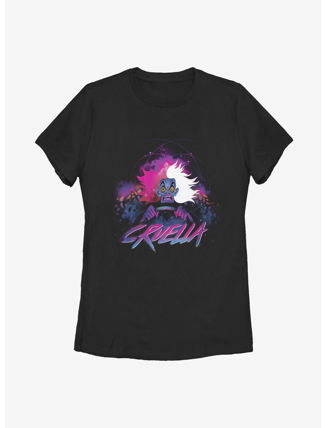 Disney Cruella Rock Womens T-Shirt, BLACK, hi-res
