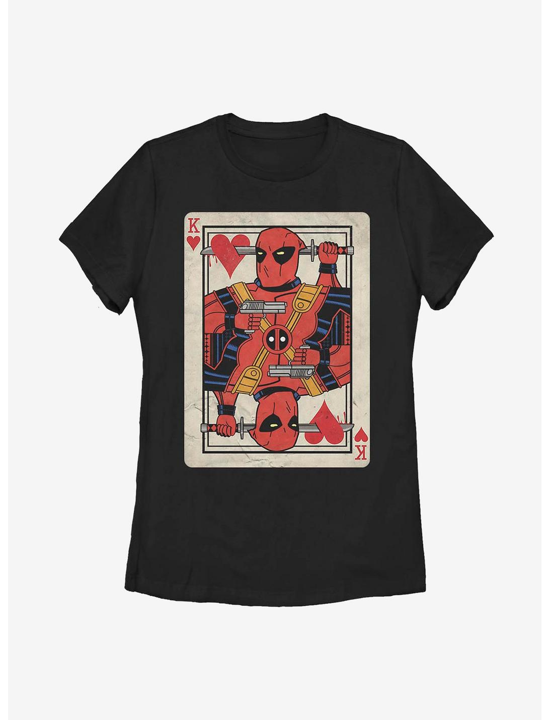 Marvel Deadpool Dp King Womens T-Shirt, BLACK, hi-res
