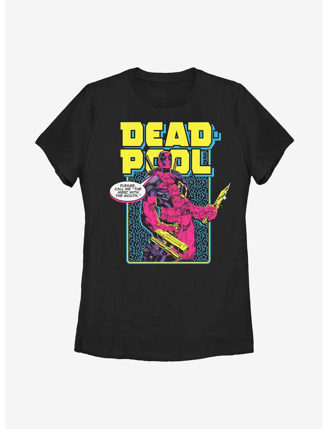 Marvel Deadpool Name Change Womens T-Shirt, BLACK, hi-res