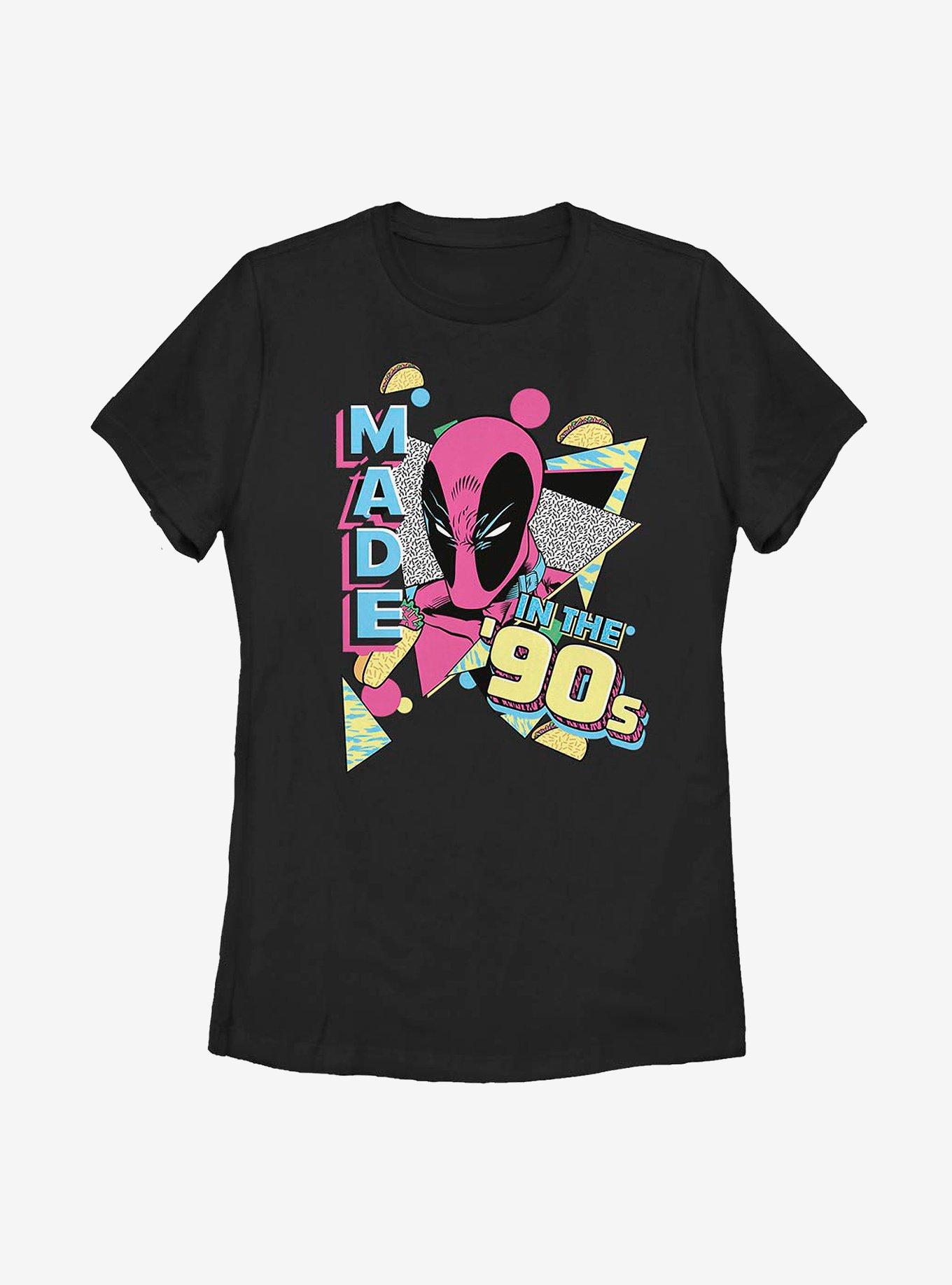 Marvel Deadpool Nineties Created Womens T-Shirt, , hi-res