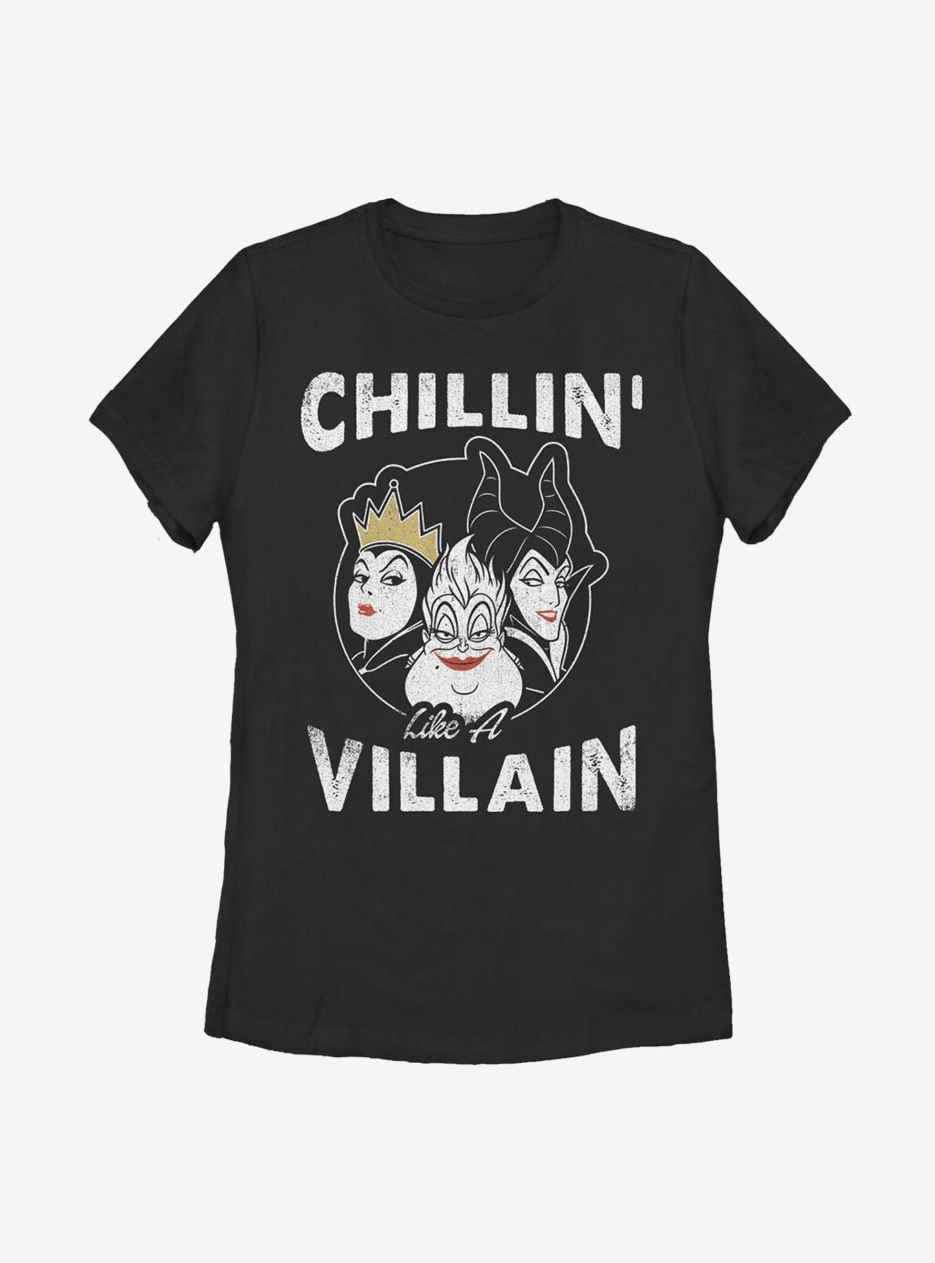 Disney Villains Chillin Womens T-Shirt, , hi-res