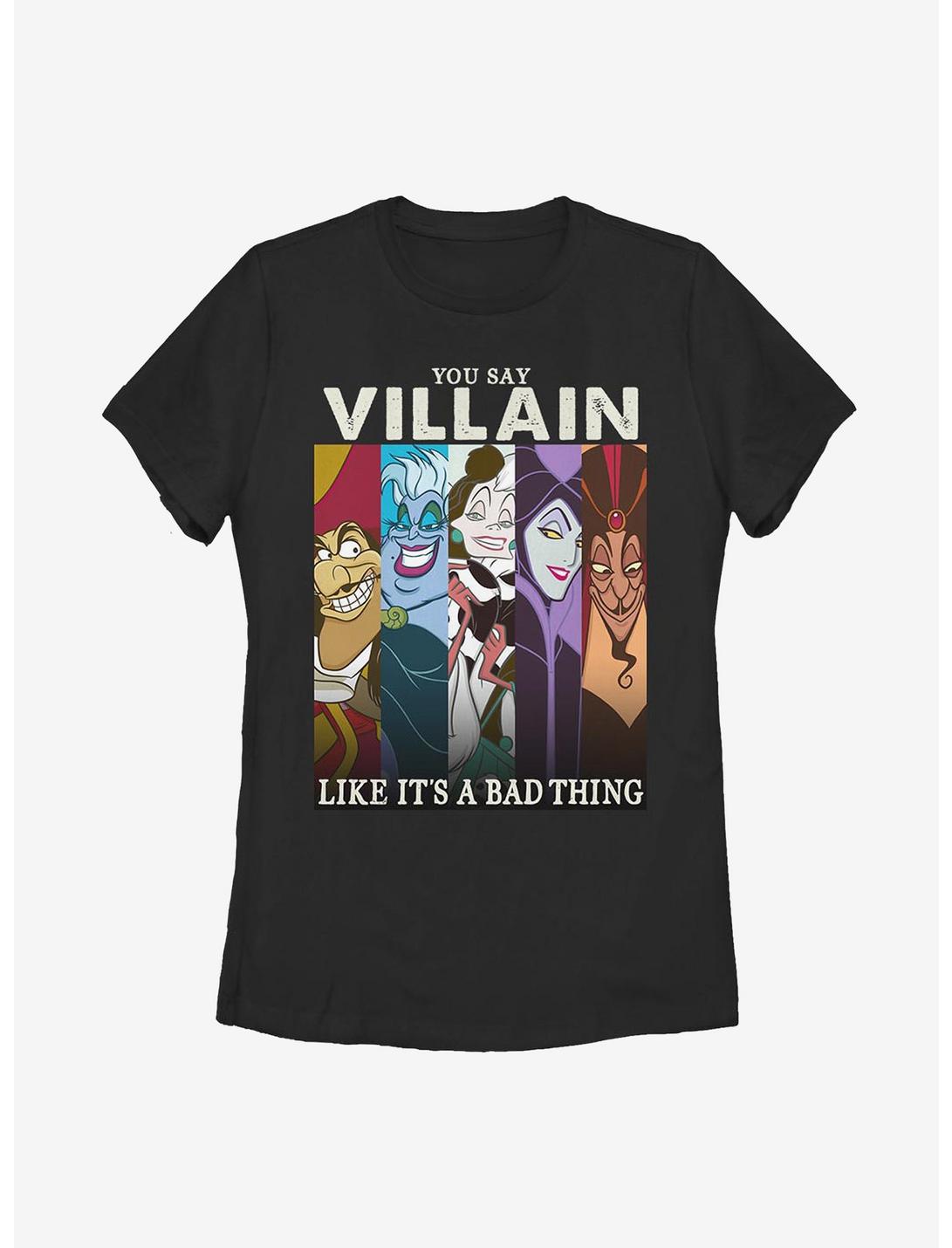 Disney Villains Like Bad Womens T-Shirt, BLACK, hi-res