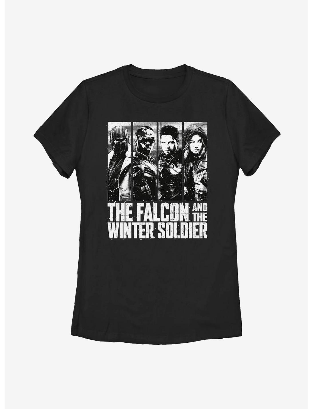 Marvel The Falcon And The Winter Soldier Out Womens T-Shirt, BLACK, hi-res