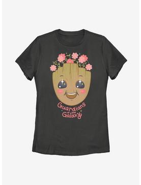 Marvel Guardians Of The Galaxy Big Face Groot Womens T-Shirt, , hi-res