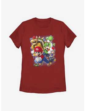 Nintendo Super Mario Blast Out Womens T-Shirt, , hi-res