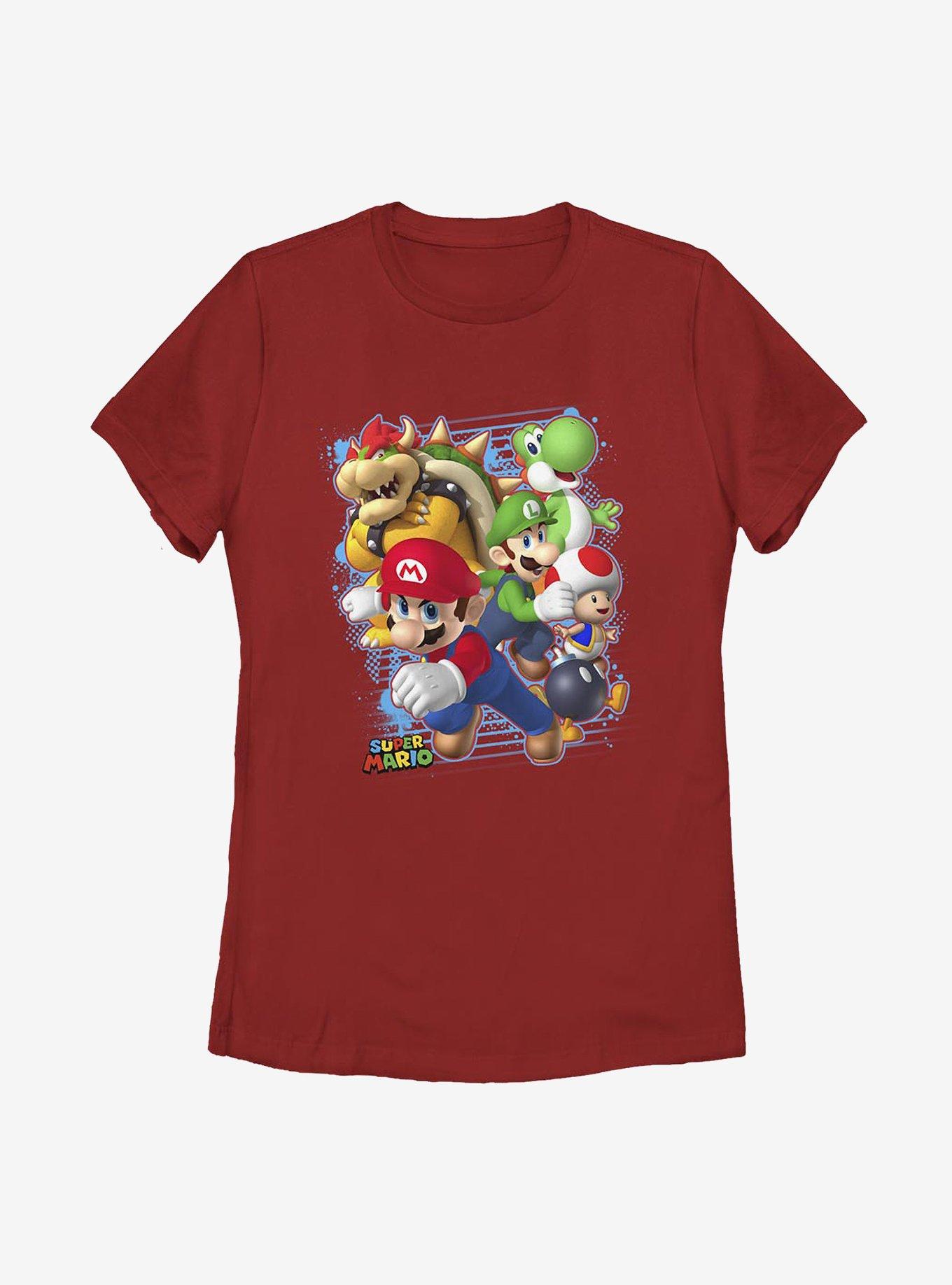 Nintendo Super Mario Blast Out Womens T-Shirt, , hi-res