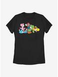 Nintendo Super Mario Group Yoshi Womens T-Shirt, BLACK, hi-res