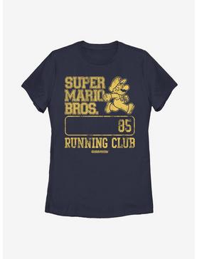Nintendo Super Mario Bros Running Womens T-Shirt, NAVY, hi-res