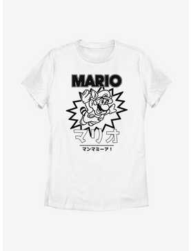 Nintendo Super Mario Japanese Text Womens T-Shirt, , hi-res