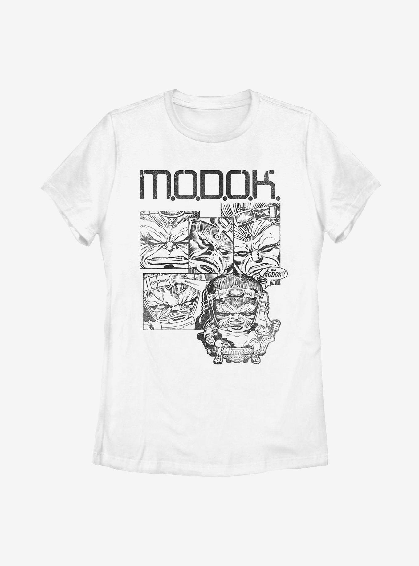 Marvel Modok Panels Distressed Womens T-Shirt, , hi-res