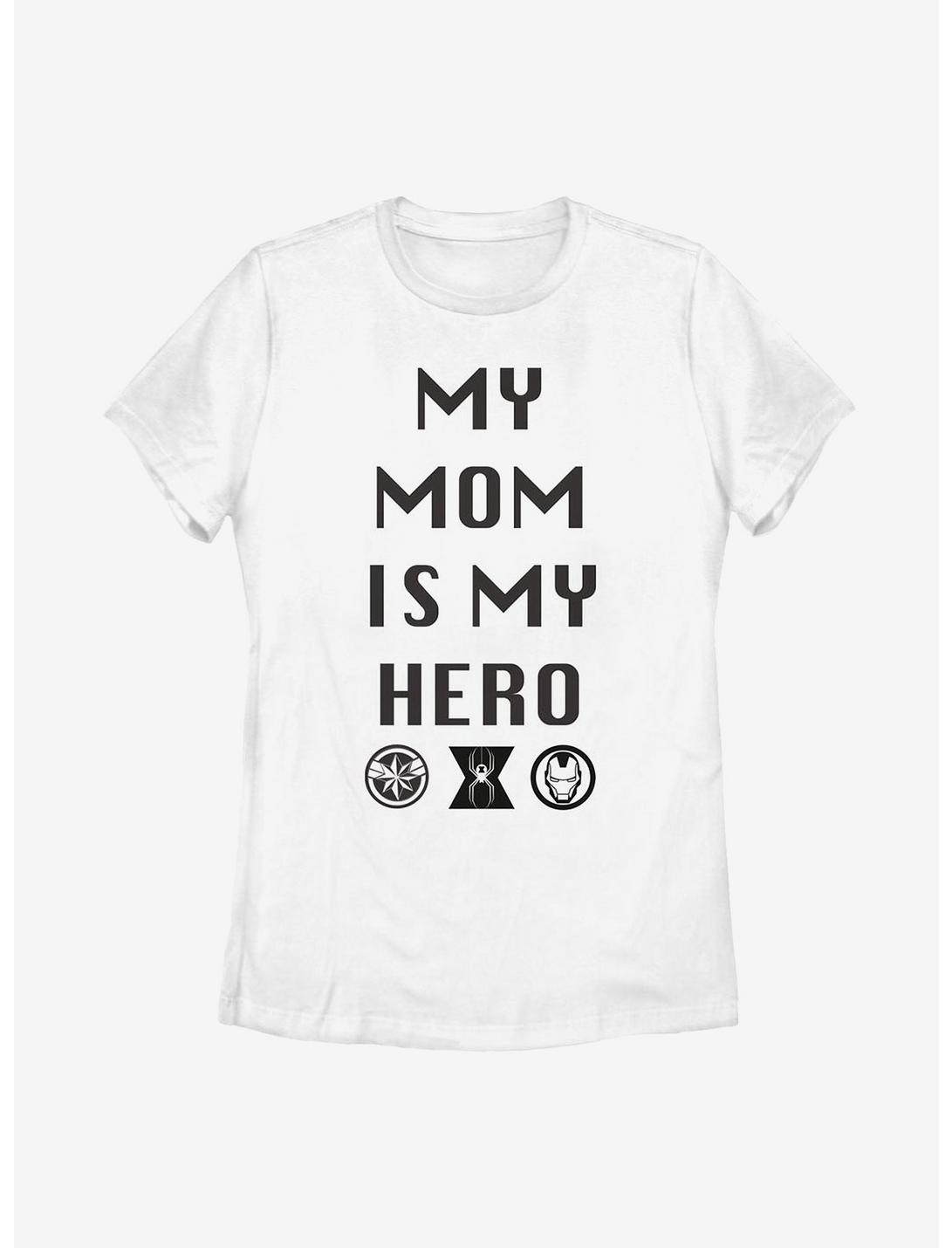 Marvel Mom Is My Hero Womens T-Shirt, WHITE, hi-res