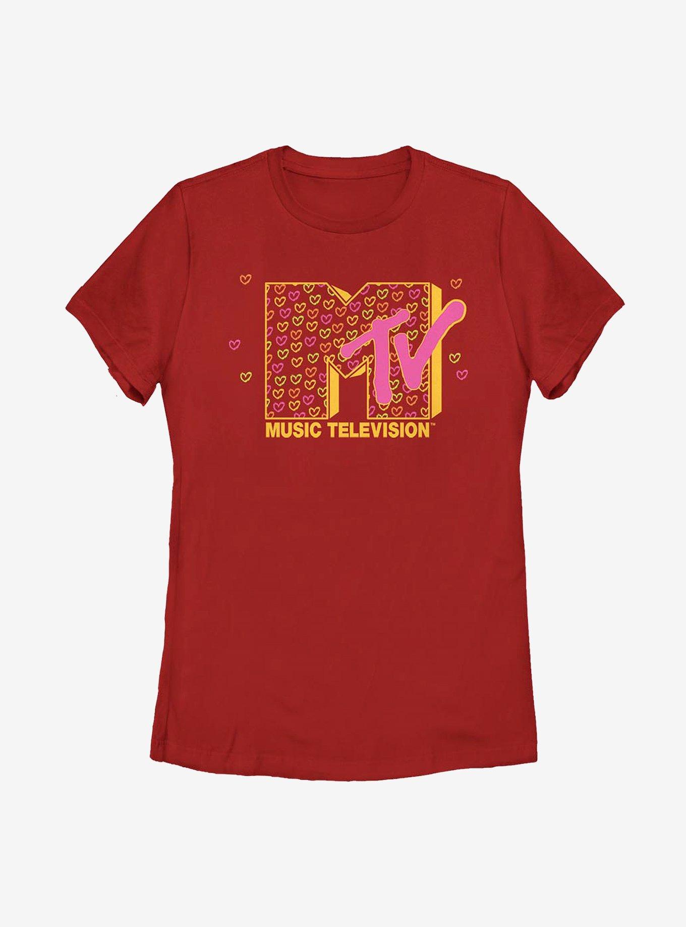 MTV Hearts Womens T-Shirt, , hi-res