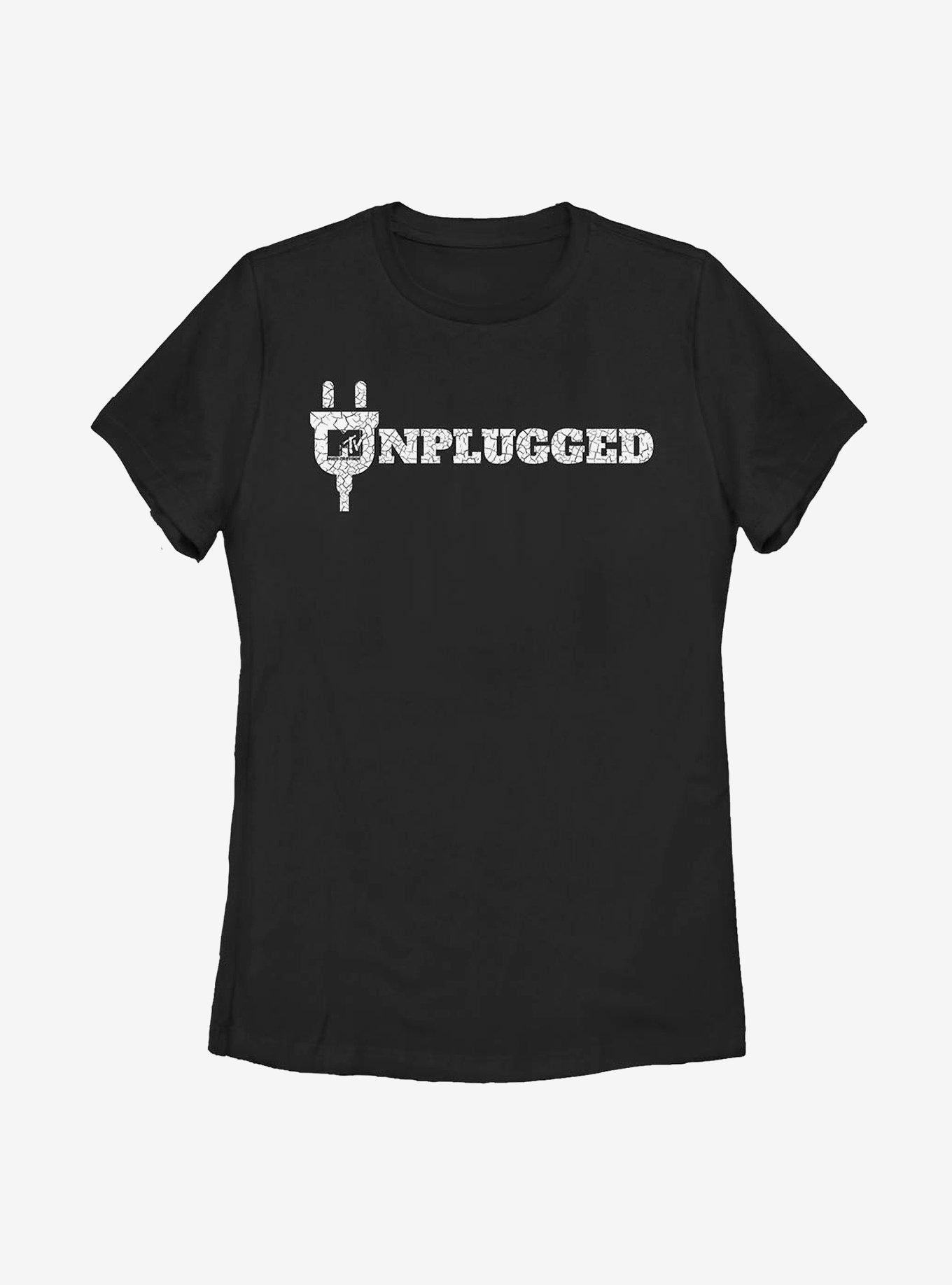 MTV Unplugged Crackle Womens T-Shirt, BLACK, hi-res