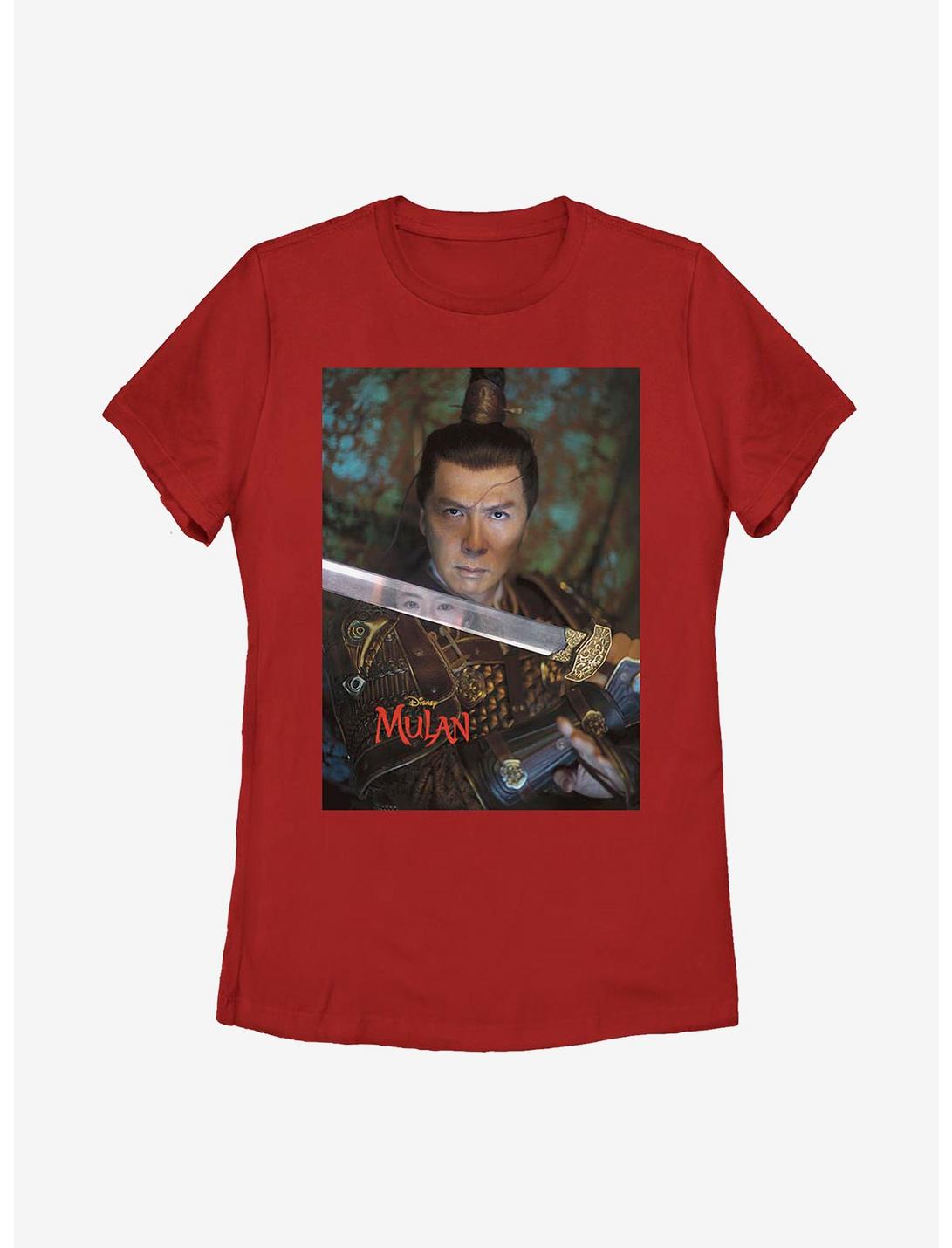 Disney Mulan Commander Tung Womens T-Shirt, RED, hi-res
