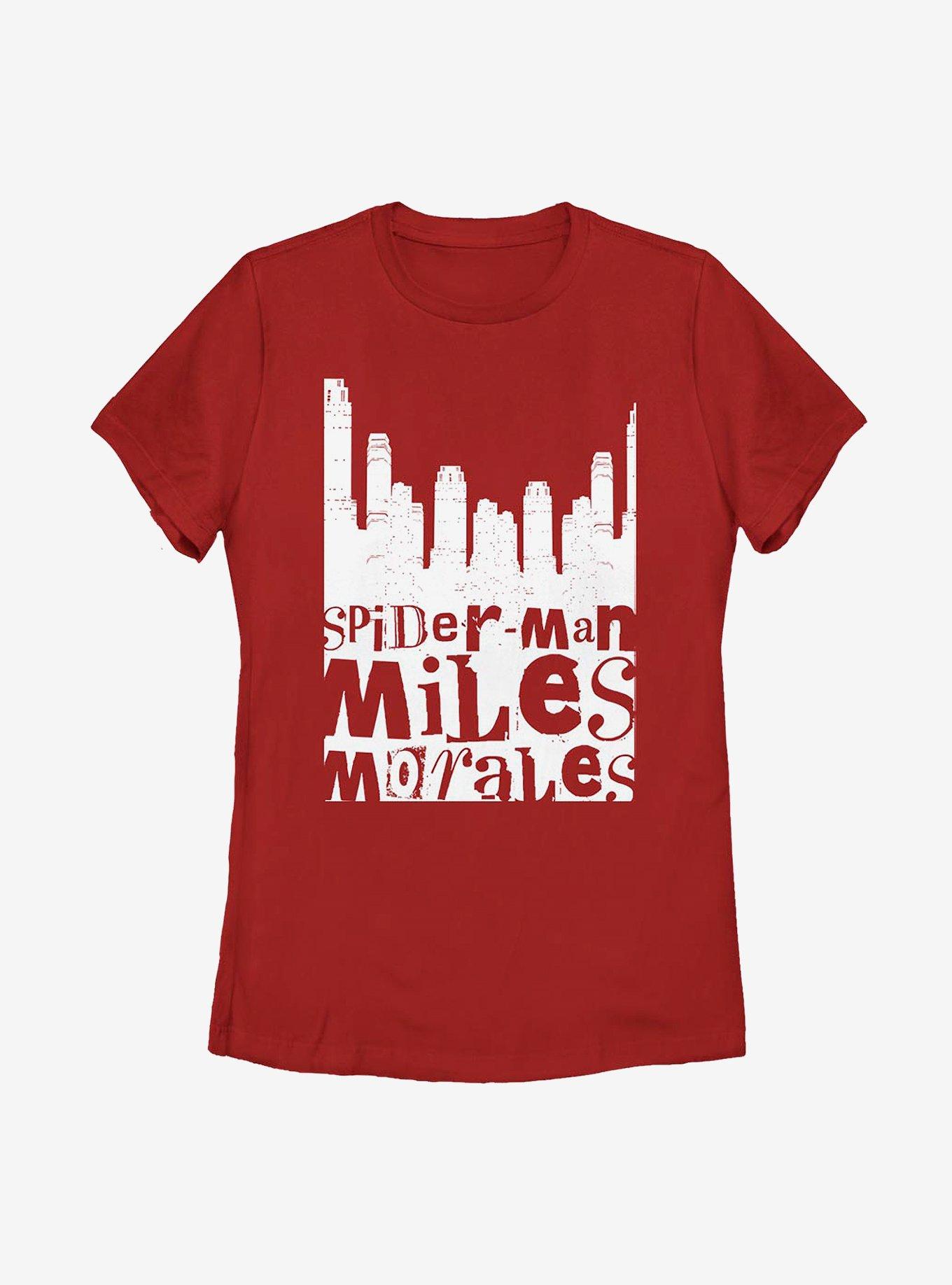 Marvel Spider-Man Miles Morales City Womens T-Shirt, , hi-res