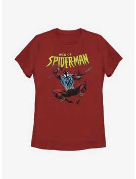 Marvel Spider-Man Web Of Spiderman Womens T-Shirt, , hi-res