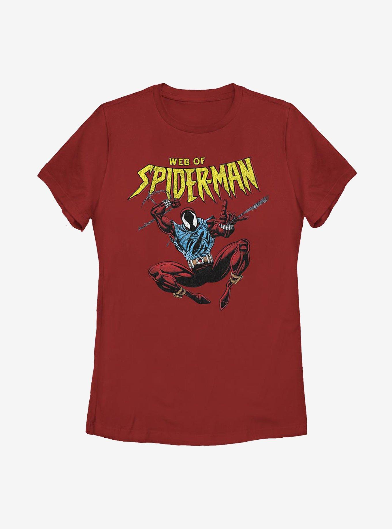 Marvel Spider-Man Web Of Spiderman Womens T-Shirt, , hi-res