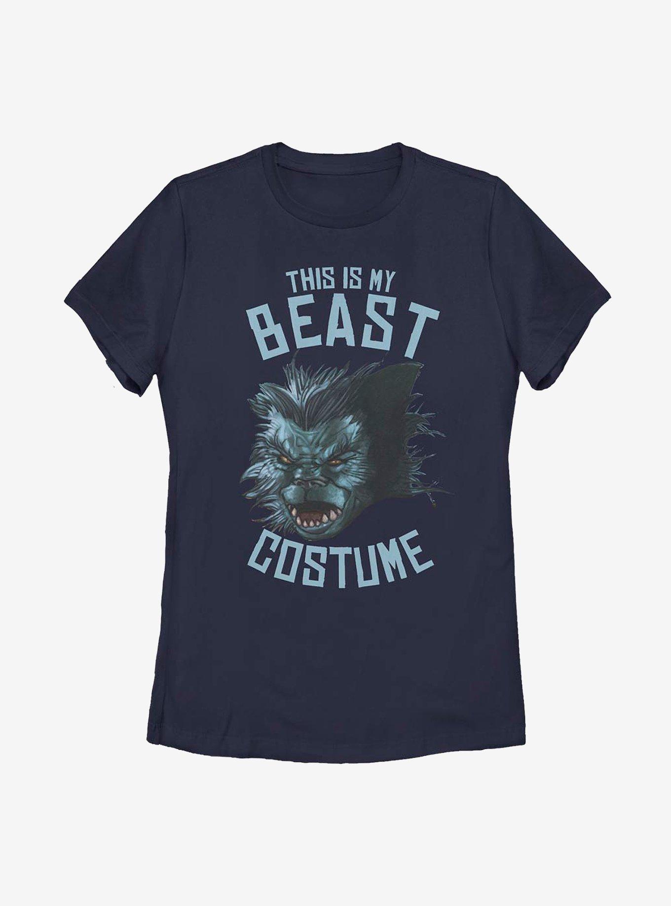 Marvel X-Men Beast Costume Womens T-Shirt, NAVY, hi-res