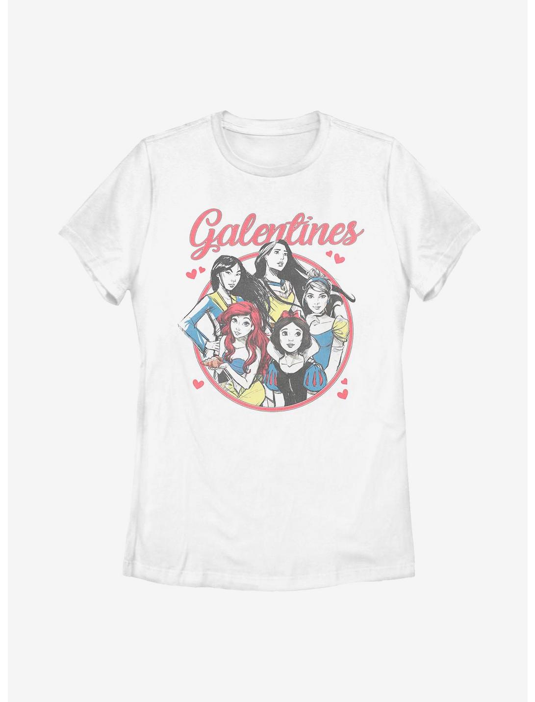Disney Princesses Galentines Womens T-Shirt, WHITE, hi-res