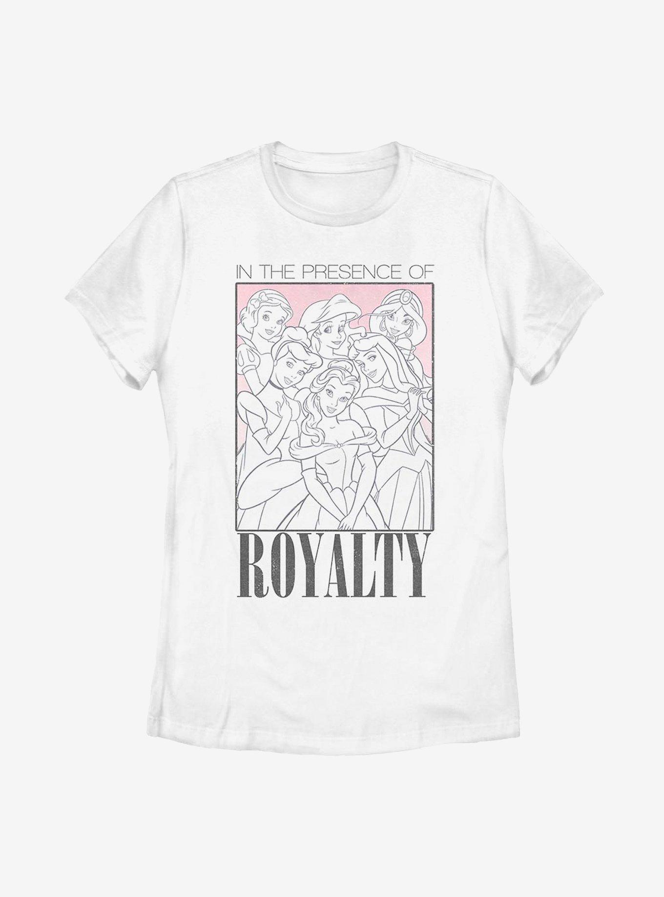 Disney Princesses Presence Of Royalty Womens T-Shirt, WHITE, hi-res